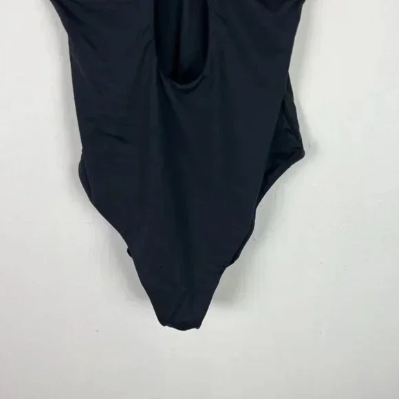 NWT Andie Swim The Santorini One Piece Swimsuit Flat Black Size Large L NEW - Picture 4 of 11